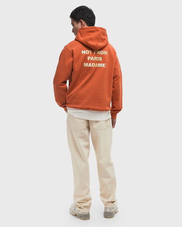 Mikina Drôle de Monsieur Drôle de Monsieur Slogan Hoodie Oranžová | G-HO162-CO127-RT, 1