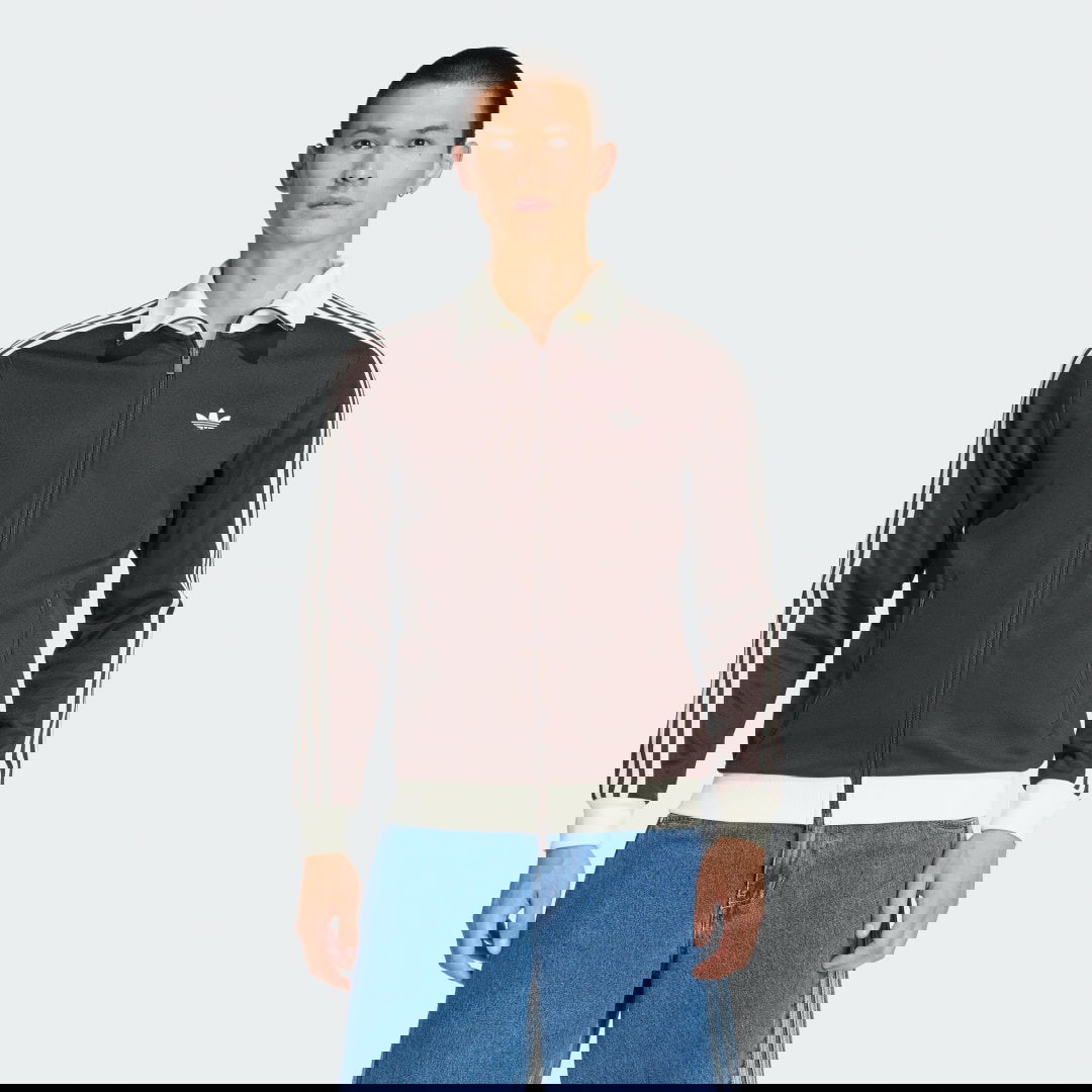 Bunda adidas Performance Classic Full-Zip Track Top Hnedá | KE1665, 0