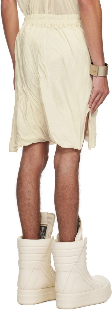 Šortky Rick Owens Rick Owens Hollywood DBL Long Boxers Shorts Béžová | RR01E5304 UCDB, 2