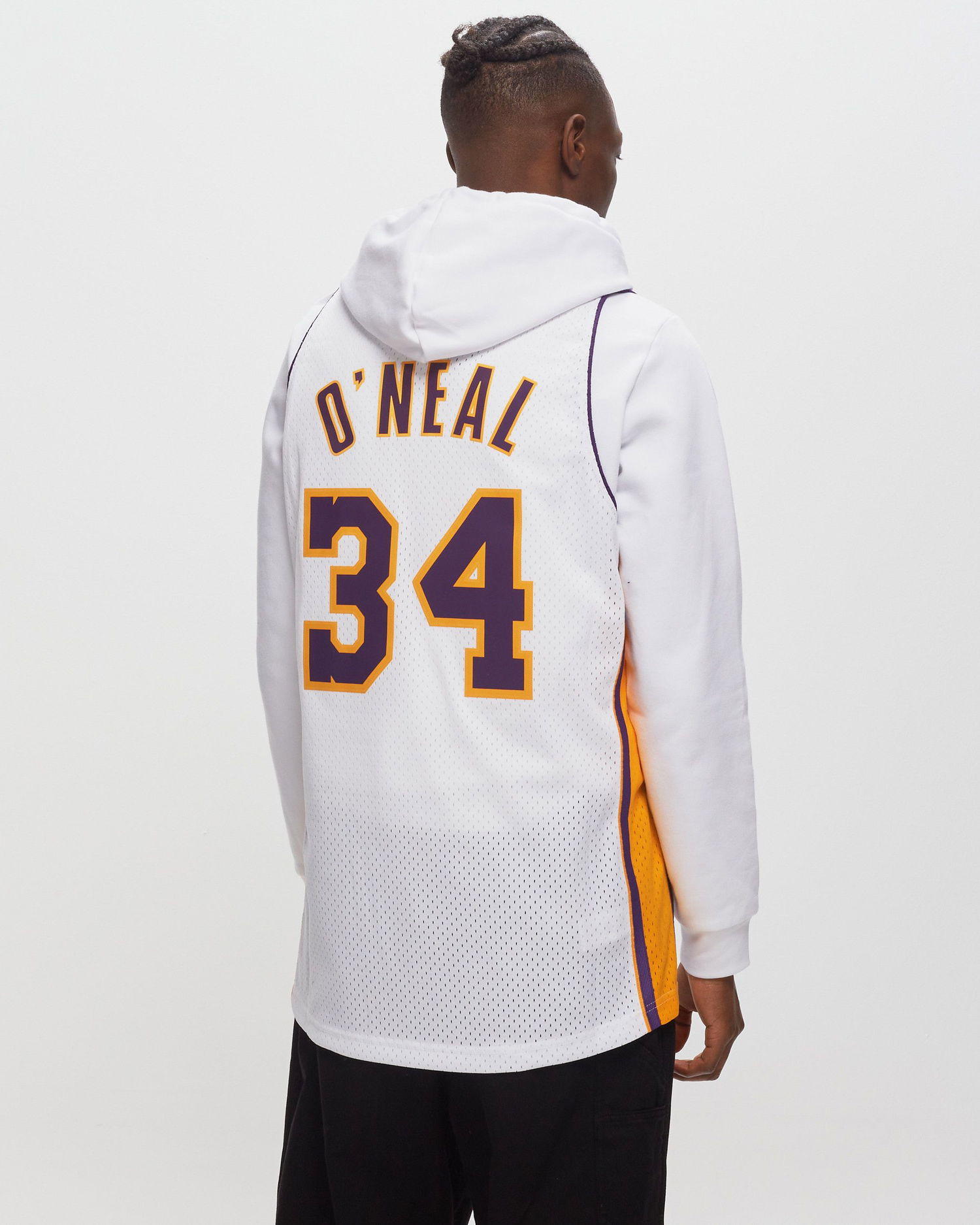 Dres Mitchell & Ness NBA Swingman Jersey Los Angeles Lakers Alternate 2002-03 Shaquille O'Neal #34 Biela | SMJY4442-LAL02SONWHIT, 1