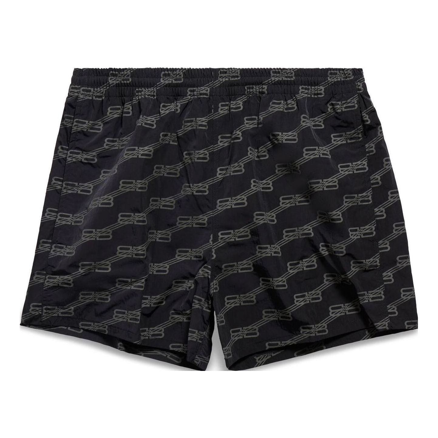 Šortky Balenciaga Logo Print Swim Shorts Čierna | 6983194C0B21062, 0