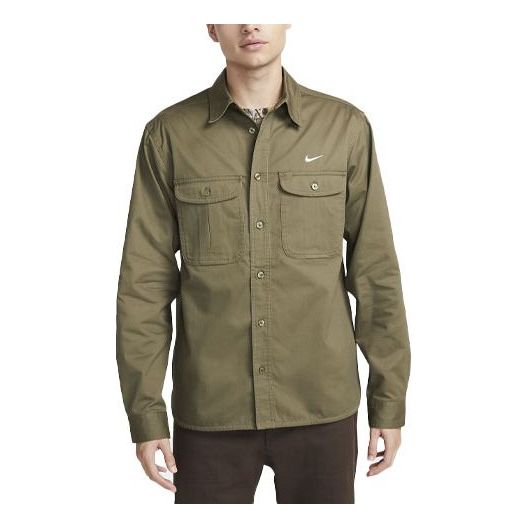 Košeľa Nike SB Woven Skate Long-Sleeve Shirt Zelené | DQ6288-222