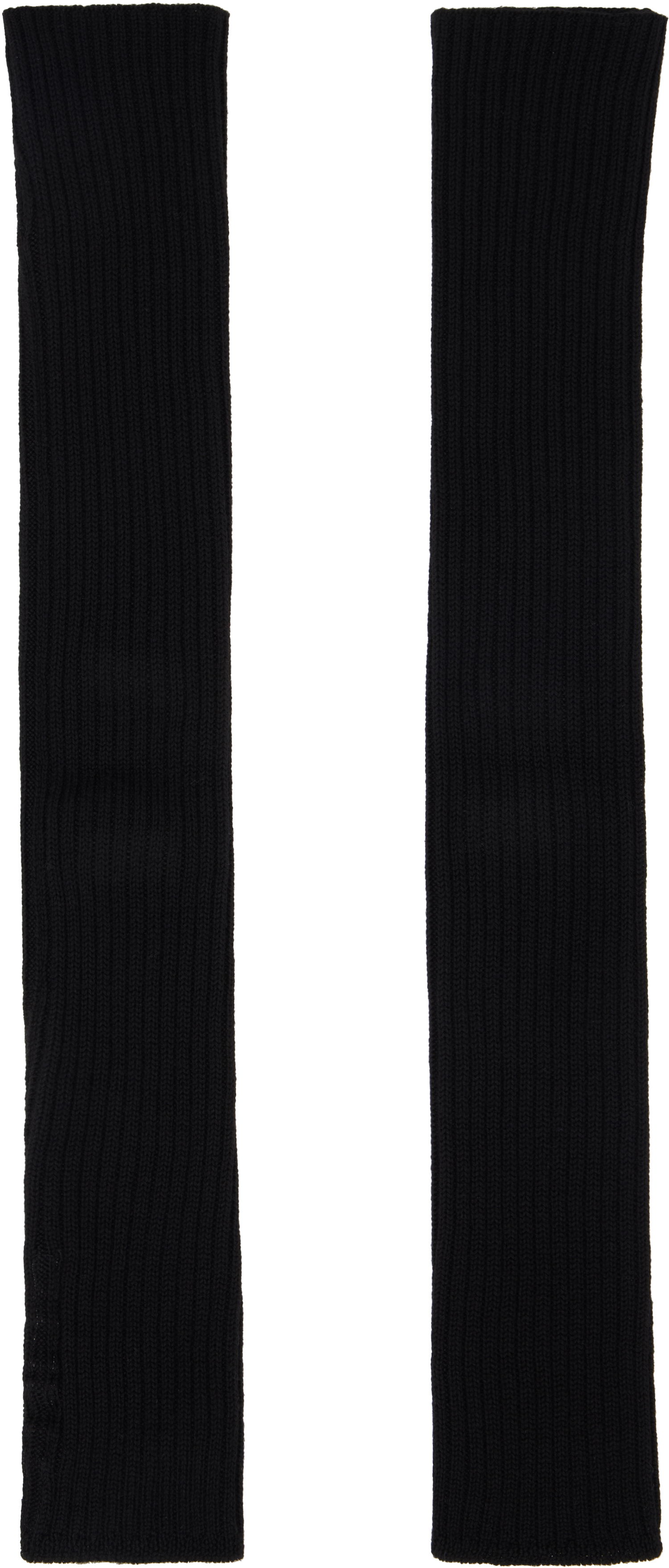 Rukavice Rick Owens Rick Owens Hollywood Rasato Knit Arm Warmers Čierna | RU01E5488 WS, 0