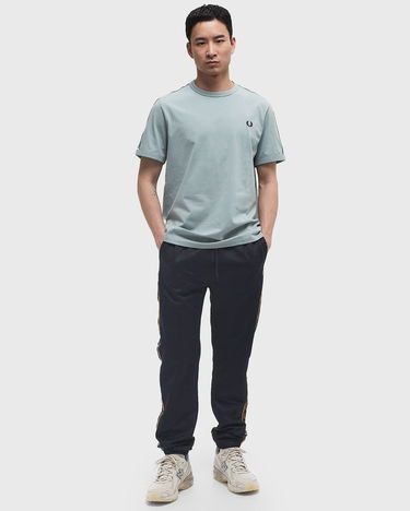 Tričko Fred Perry Fred Perry Taped Ringer T-Shirt Zelené | M4620-959, 1