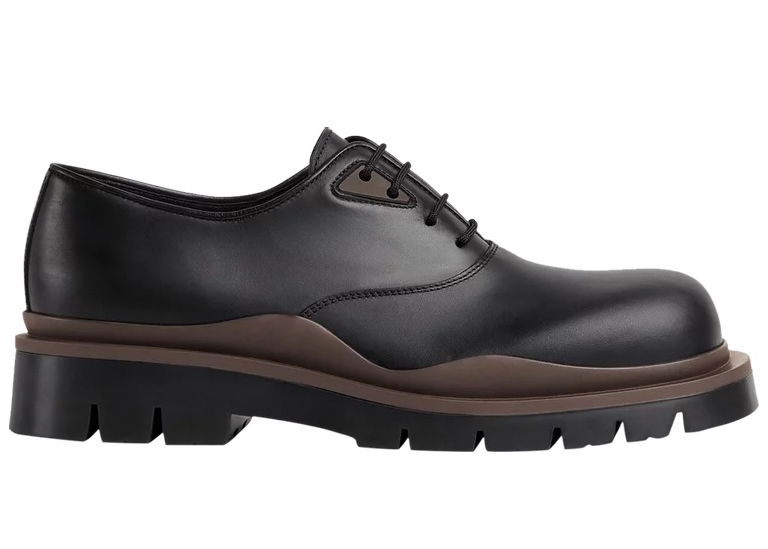 Tenisky a topánky Bottega Veneta Tire Lace Up Leather Shoes Hnedá | 667073VBS501314, 0