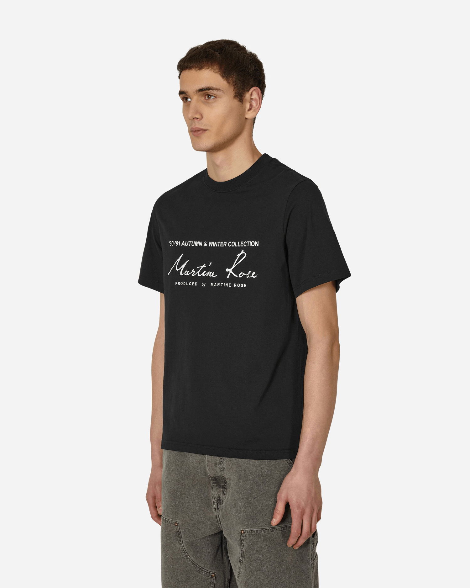 Tričko Martine Rose Martine Rose Classic Logo T-Shirt Čierna | CMR-603JC-BLACK, 1