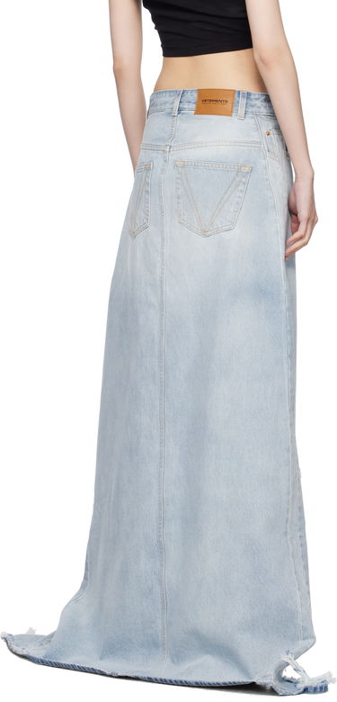 Sukňa VETEMENTS Vetements Destroyed Denim Maxi Skirt Modrá | WA66SK510L, 2