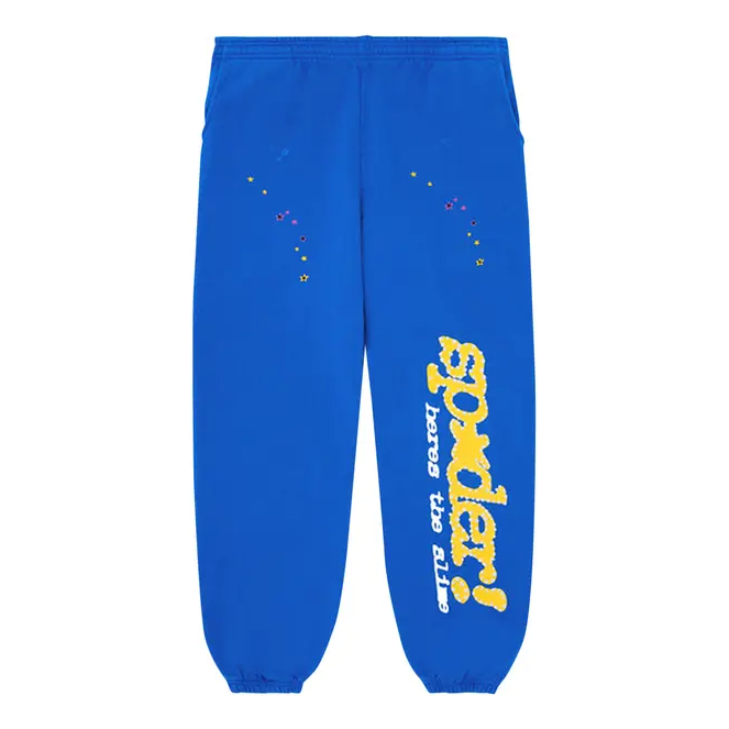 Tepláky Sp5der Sp5der Beree the Stars Sweatpants Modrá | SP5-MBLU-SWP