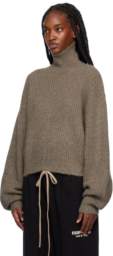 Sveter Fear of God Fear of God ESSENTIALS Heavy Waffle Turtleneck Hnedá | 192HO247321FW, 3