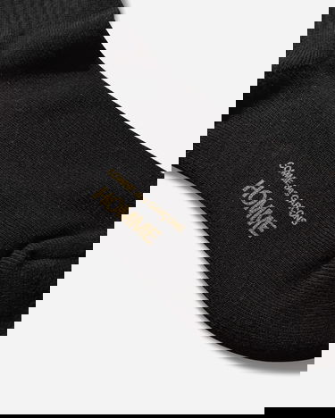 Ponožky Comme des Garçons Logo Stripe Socks Čierna | HO-K502-051 001, 4