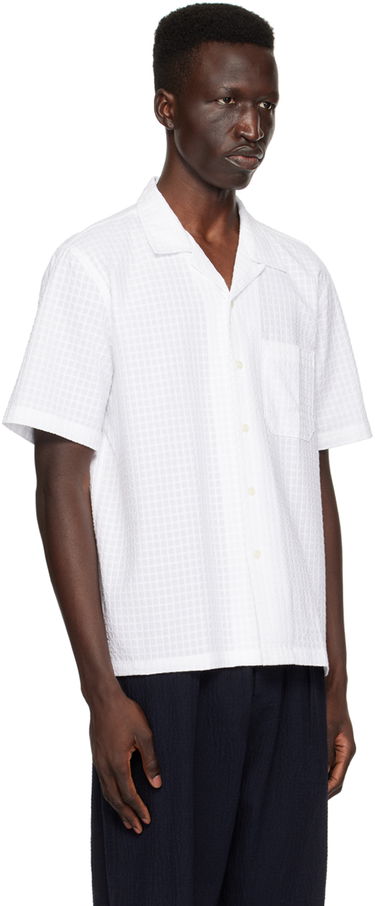 Košeľa Universal Works Universal Works Road Short Sleeve Shirt Biela | 30650, 1