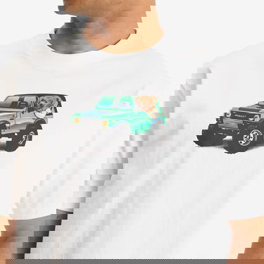 Tričko MARKET 4X4 Bear Graphic Tee Biela | 399002189-WHT, 5