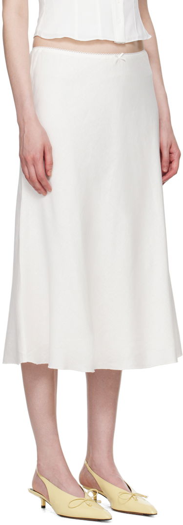 Sukňa GUIZIO Guizio Paloma Midi Skirt Biela | P24313W085, 1
