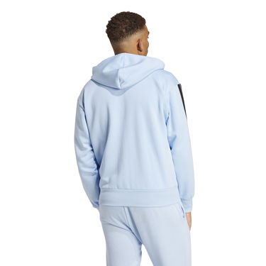 Mikina adidas Performance 3-Stripes Full-Zip Hoodie Modrá | JD1862, 2