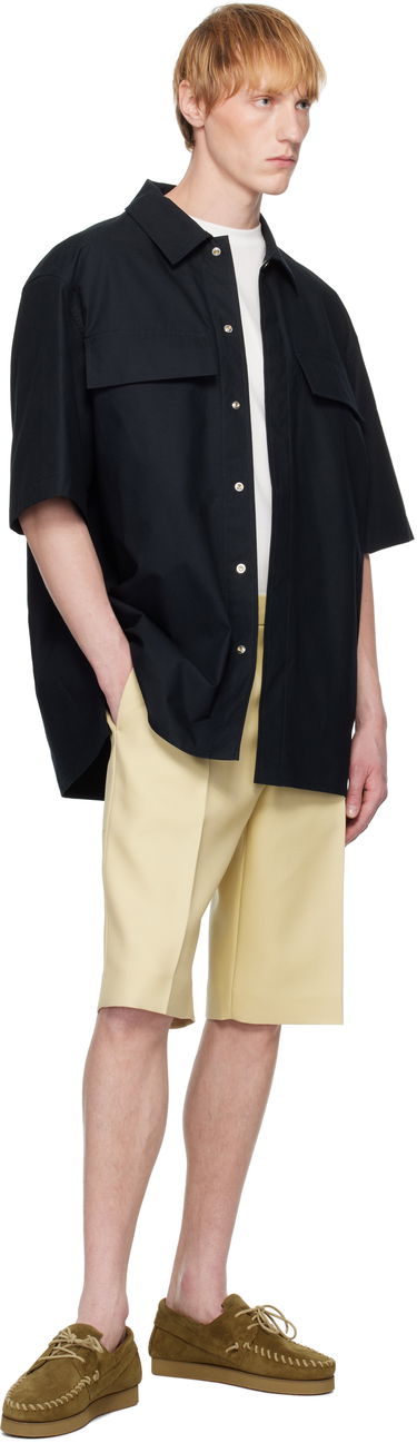 Košeľa Jil Sander Jil Sander Cotton Short Sleeve Shirt Čierna | J47DL0163_J45296, 3