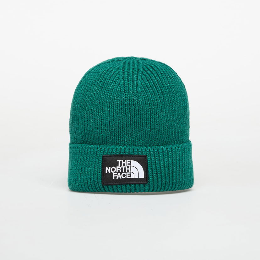 Kulicha The North Face Logo Box Cuffed Beanie Zelené | NF0A8CHENL11