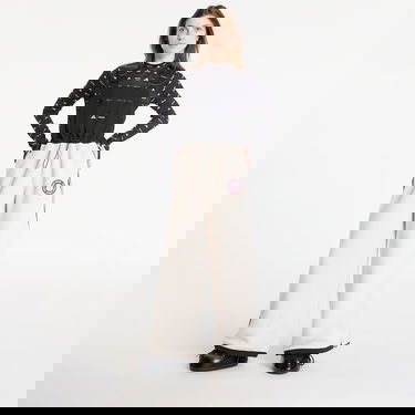 Tepláky adidas Originals Fleece Wide-Leg Track Pants Béžová | JM1106, 4