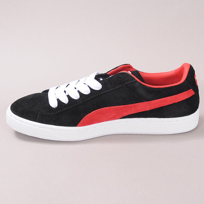 Tenisky a topánky Puma Suede Archive Eco black / ribbon red / gold foil Čierna | 352421 19, 1