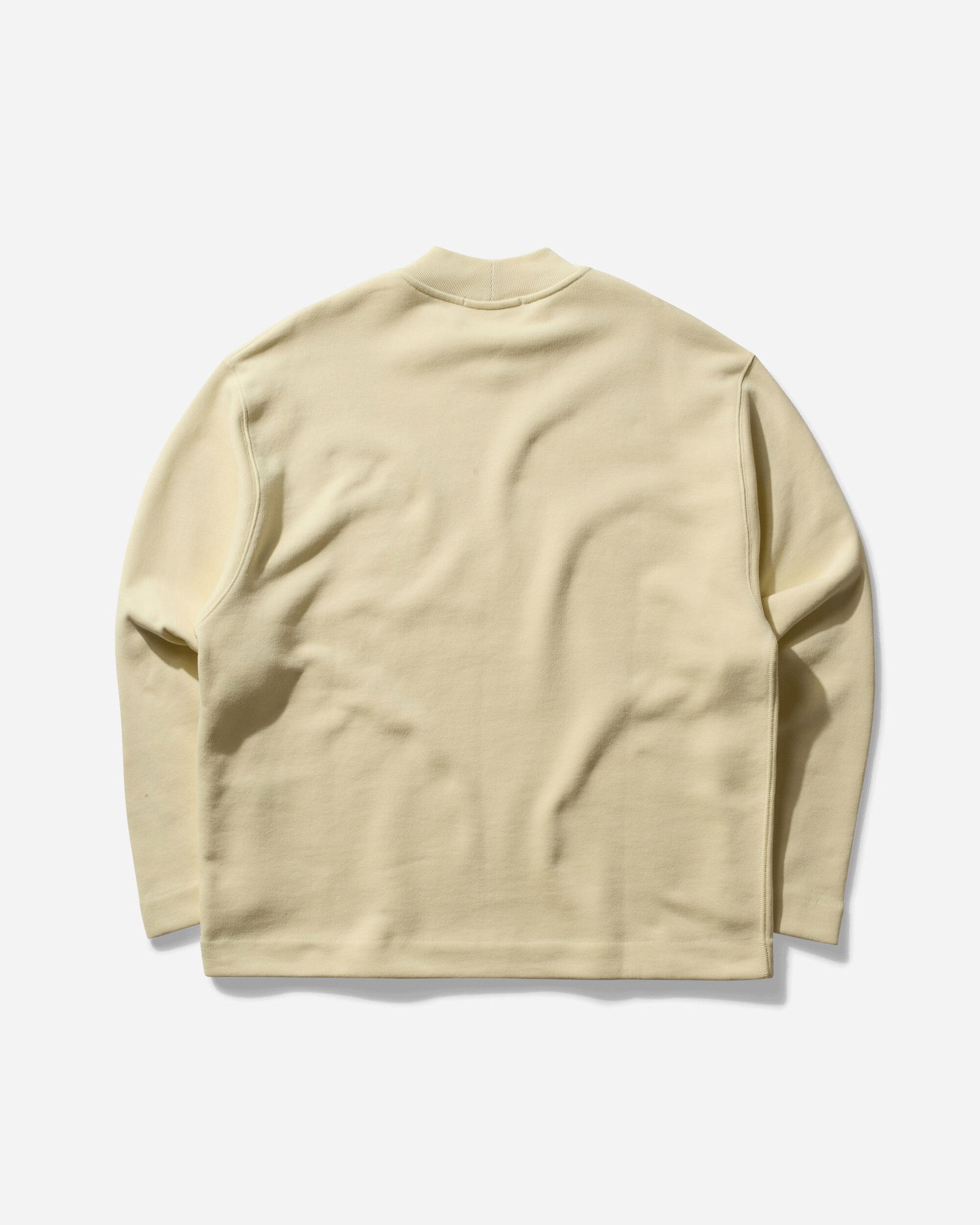 Marina Cotton Fleece Mock Neck Sweatshirt Butter