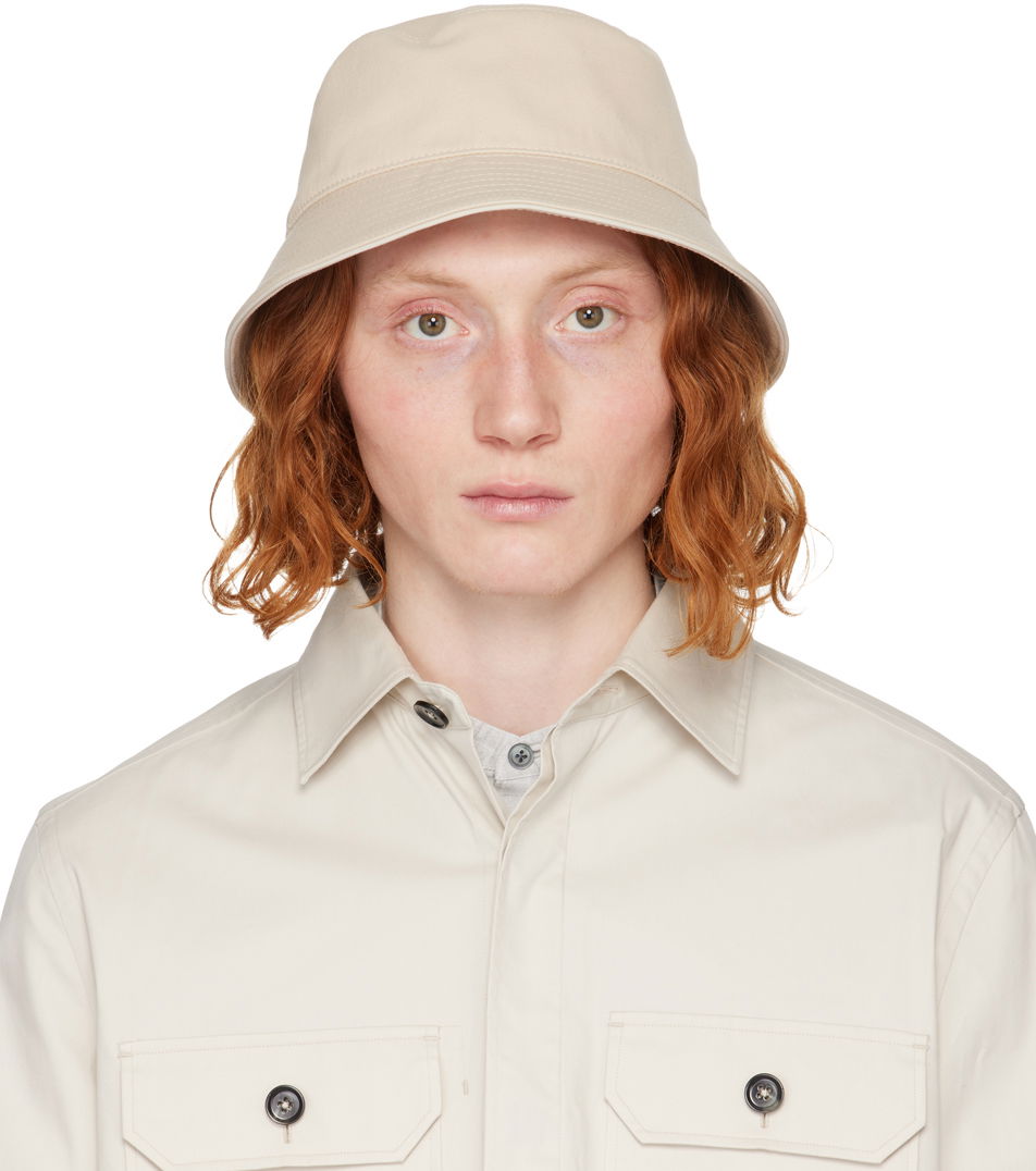 Klobúk ZEGNA Bucket Cotton Hat Béžová | Z7I02HA7-B7B, 0