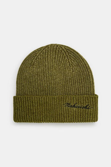 Kulicha Maharishi Embroidered Beanie Zelené | 1368.OLIVE, 0