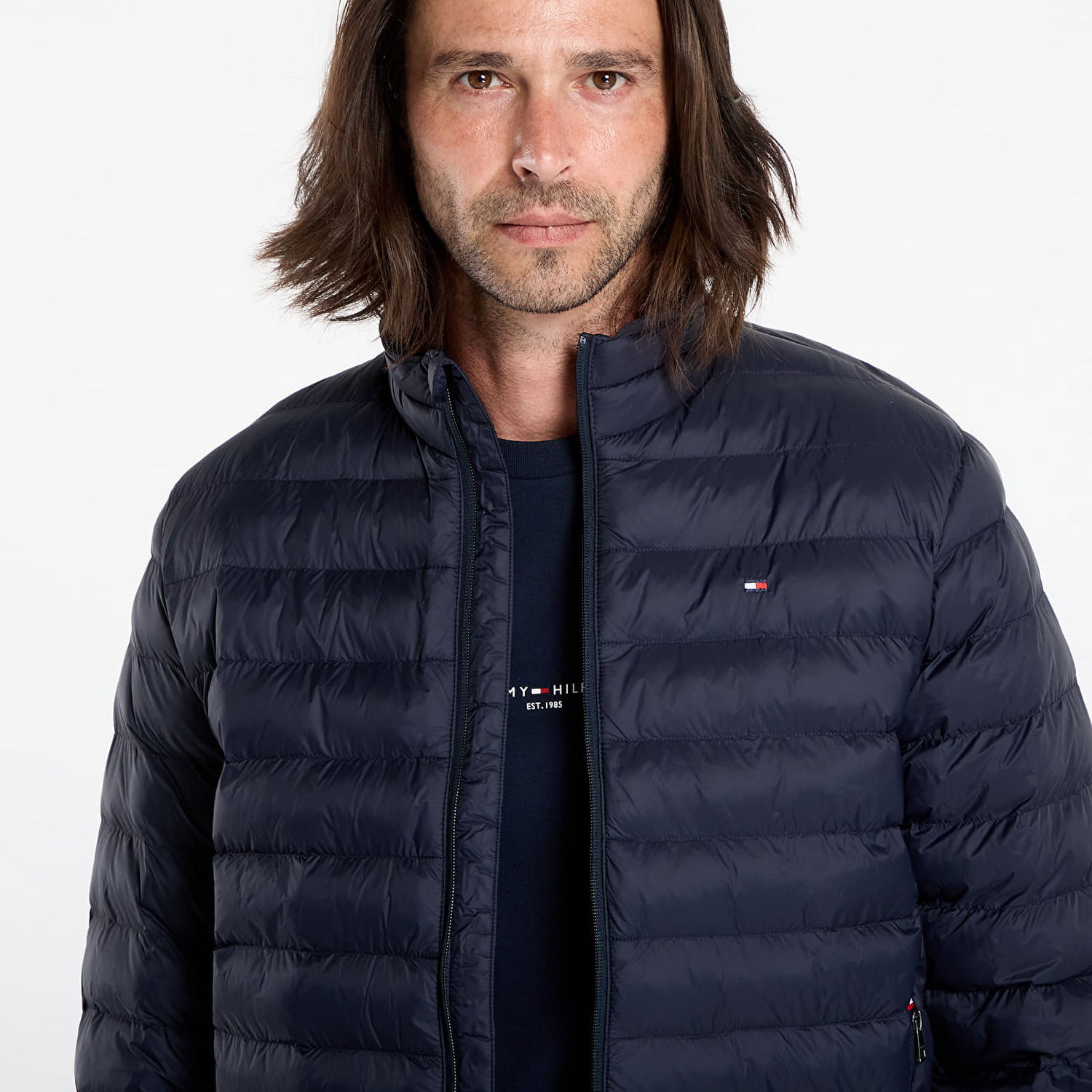 Prešívaná bunda Tommy Hilfiger Tommy Hilfiger Core Packable Jacket Navy | MW0MW39990 DW5, 1