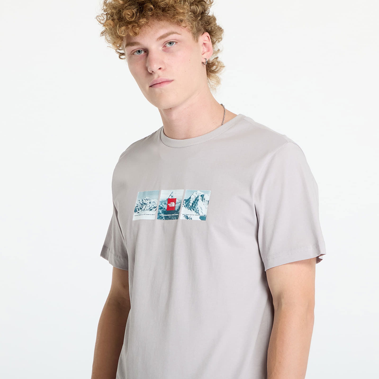 S/S Tee Expedition System Graphic Moonstone Grey