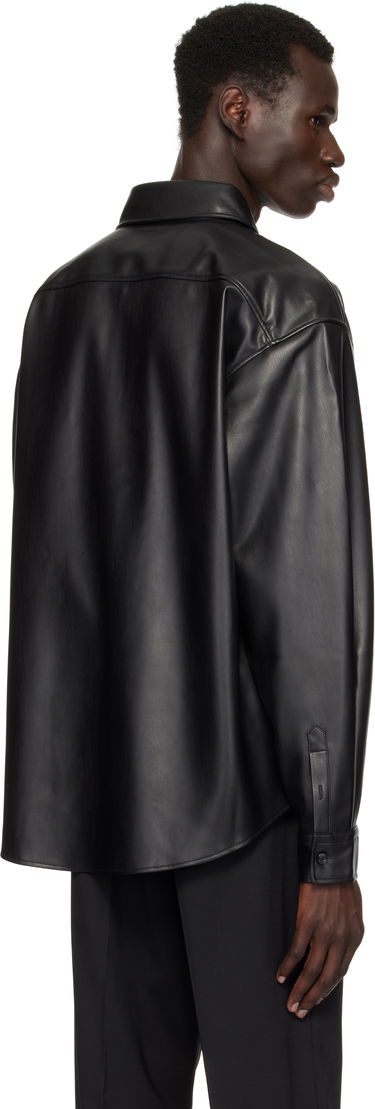 Košeľa BOSS Hugo Oversized-Fit Stacked Logo Shirt Čierna | 50534270, 2