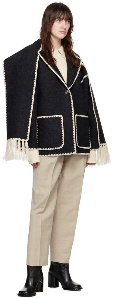 Nohavice TOTEME Double-Pleated Trousers Béžová | 243-WRB847-FB0196, 3