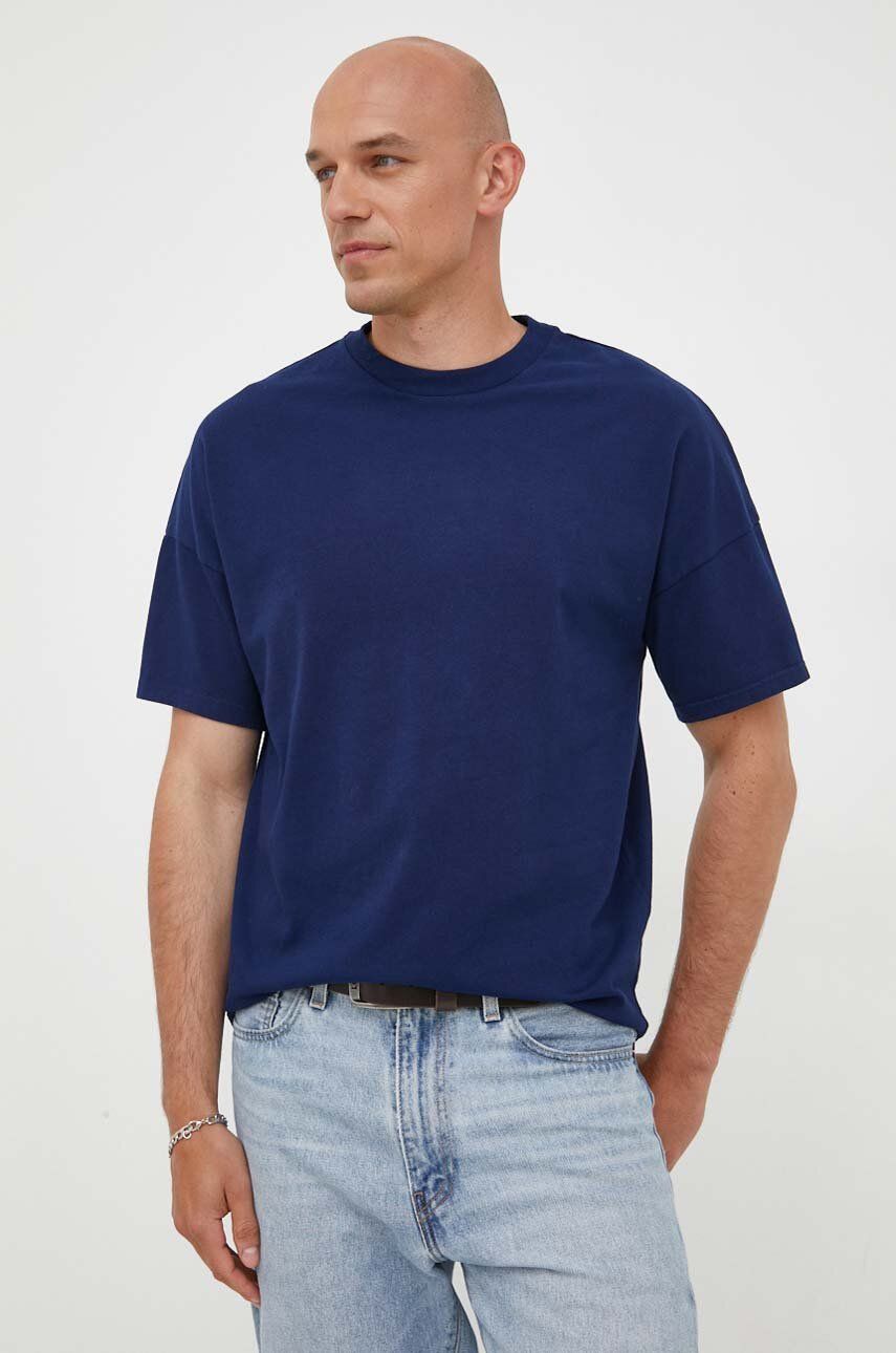 Tričko American Vintage Fizvalley Tee Navy | MFIZ02AH23, 0