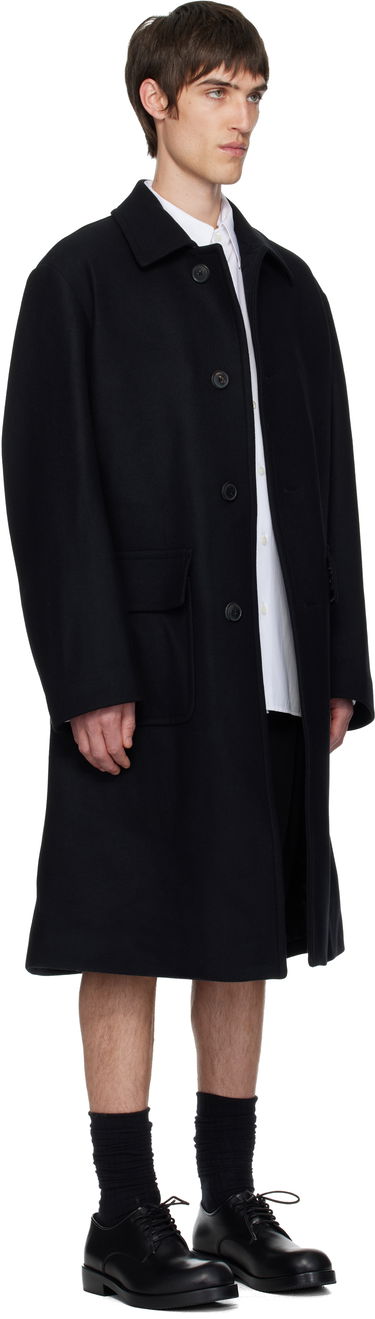 Kabáty Dries Van Noten Dries Van Noten Wool Coat Čierna | 252-020209-2216, 1