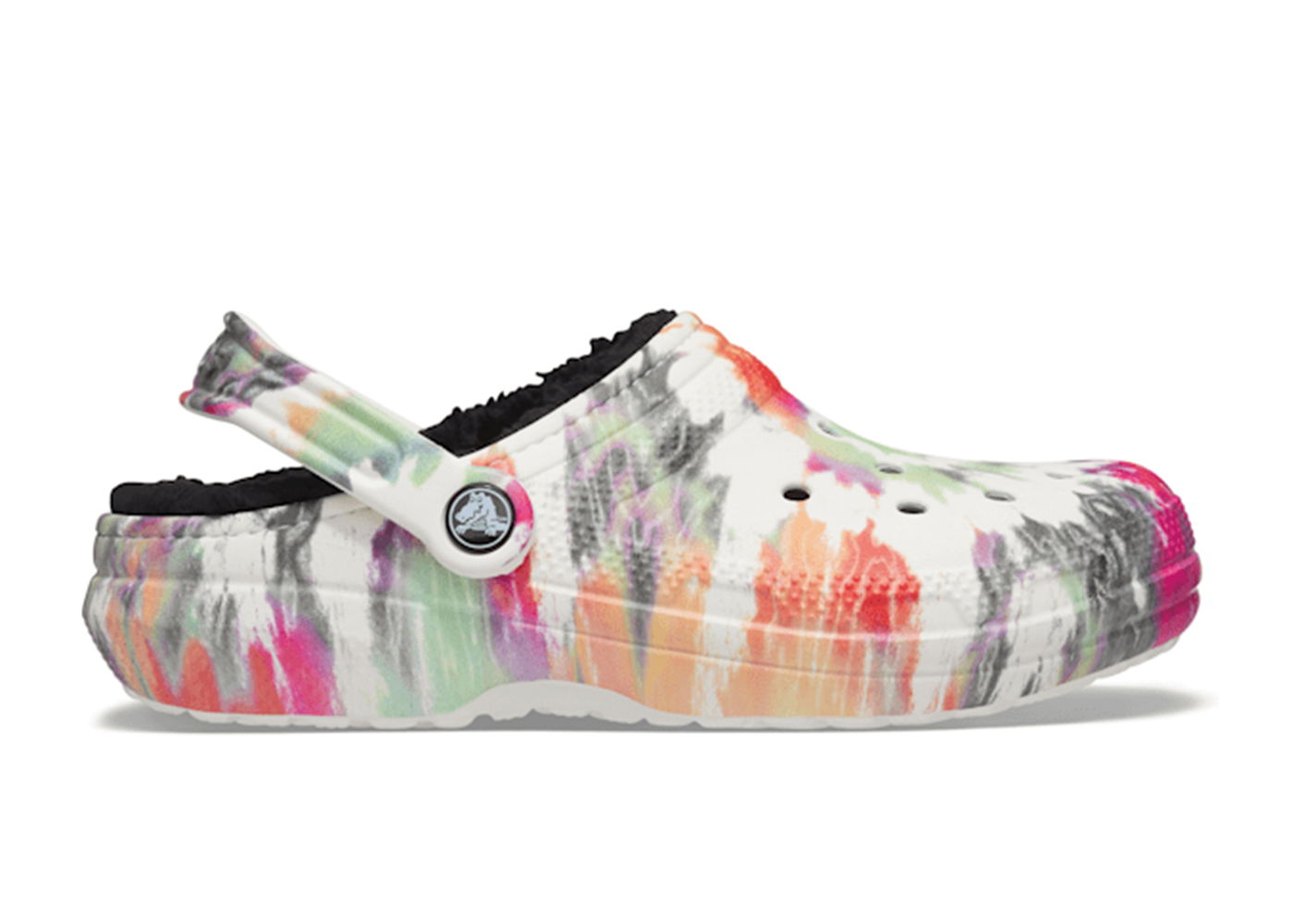 Tenisky a topánky Crocs Classic Tie-Dye Lined Clog Oranžová | 206341-0C4, 0