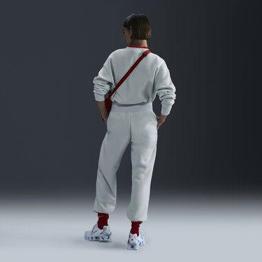 Tepláky Nike Football Liverpool FC Phoenix Fleece High Waisted Sweatpants Šedá | FZ4143-043, 4