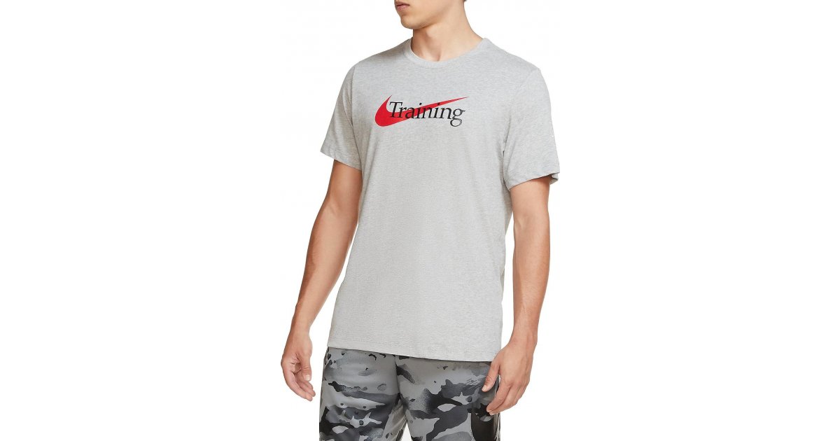 Tričko Nike Dri-FIT Swoosh Training T-Shirt Šedá | cz7989-063, 1