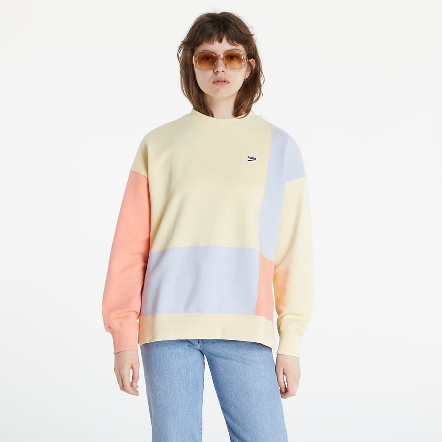 Mikina Puma Downtown Crewneck Žltá | 533582-41, 0
