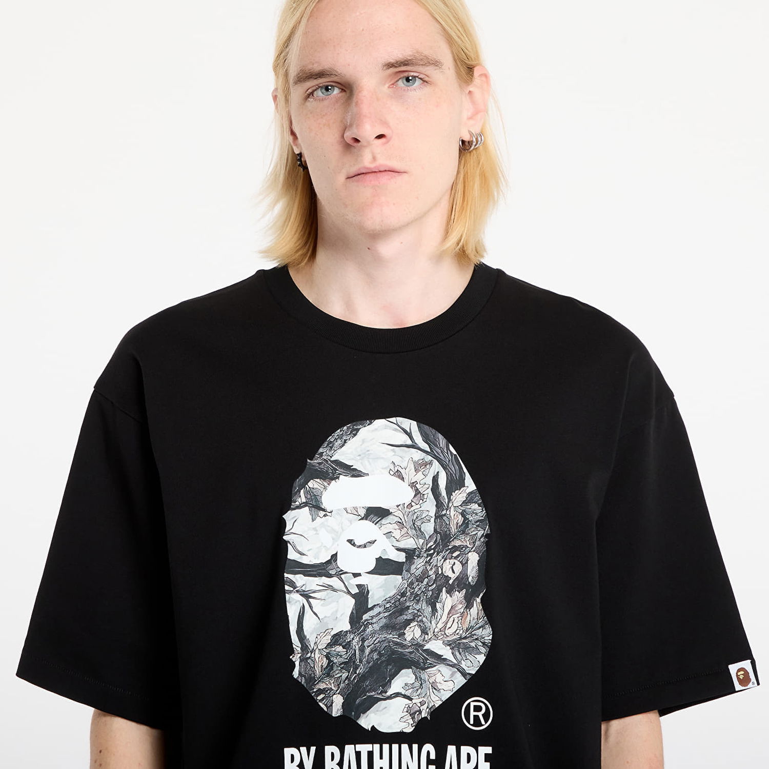 Tričko BAPE Tree Edge Camo Relaxed Fit T-Shirt Čierna | 001TEL801304MBLK, 1