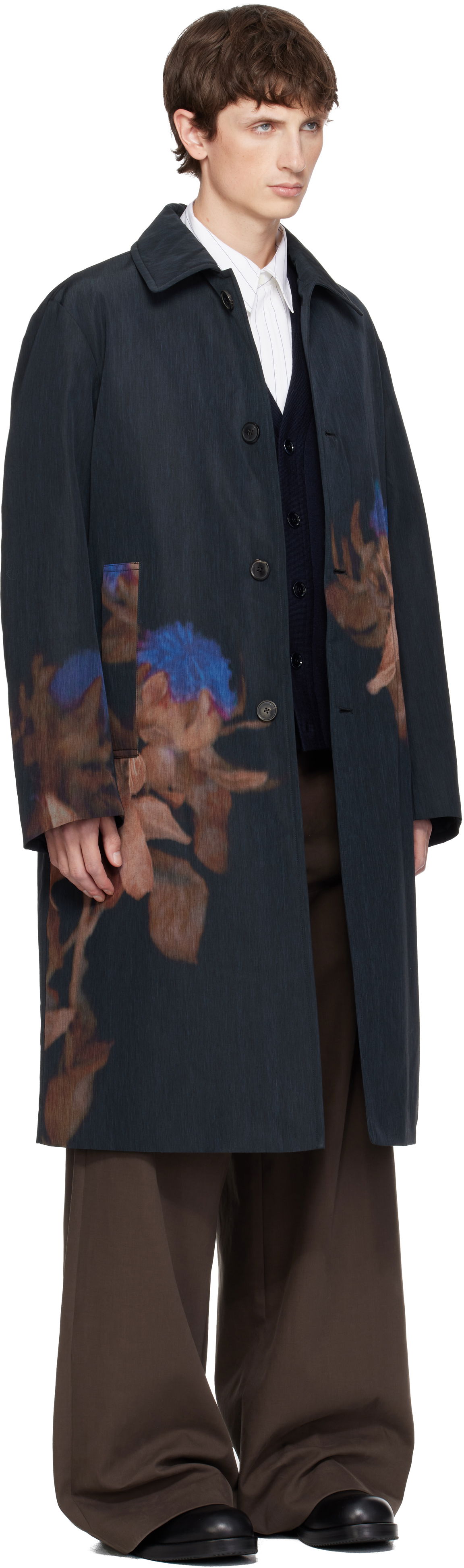 Kabáty Dries Van Noten Dries Van Noten Printed Coat Rôznofarebný | 252-020243-2068, 1