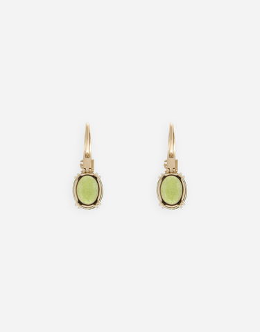 Náušnice Dolce & Gabbana Anna Gold 18kt Earrings With Peridots Zelené | WEQA2GWPE01ZOO00, 2