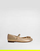 Dolce & Gabbana Nappa Leather Ballet Flats With Brooches
