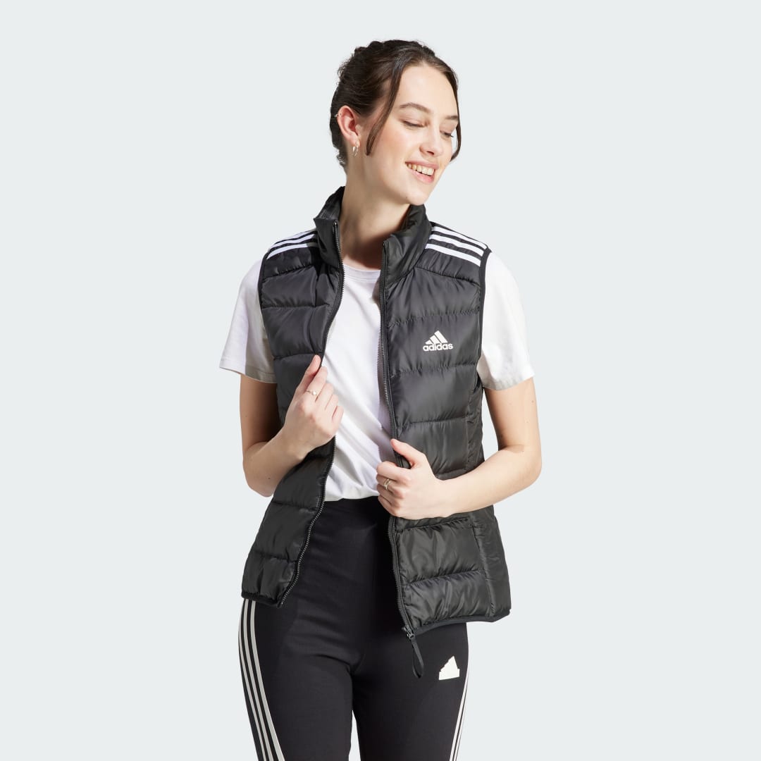 Vesta adidas Originals Vsta Essentials 3-Stripes Čierna | HZ8484, 1