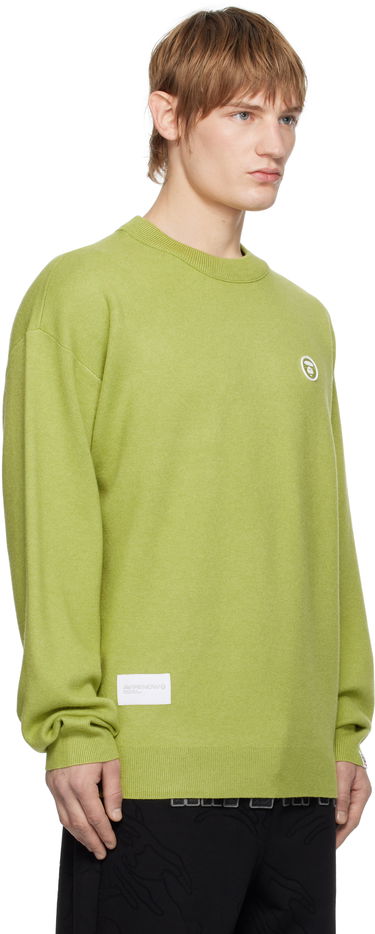 Sveter AAPE by A Bathing Ape AAPE by A Bathing Ape AAPE NOW Knit Sweater Zelené | AAPKNMB333XXNGRL, 1