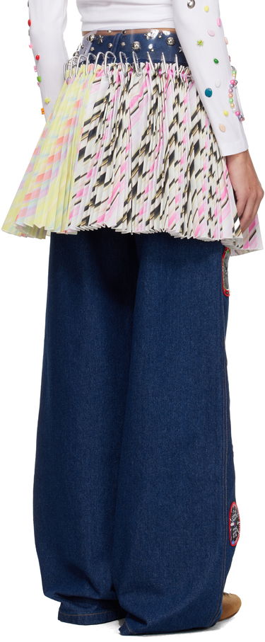 Sukňa Chopova Lowena Chopova Lowena Multicolor Strobe Pleated Carabiner Miniskirt Rôznofarebný | 3341, 2