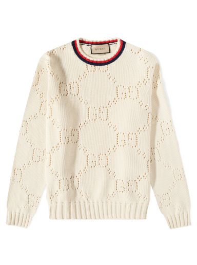 Sveter Gucci Crew Sweatshirt Béžová | 740501-XKC4L-9275