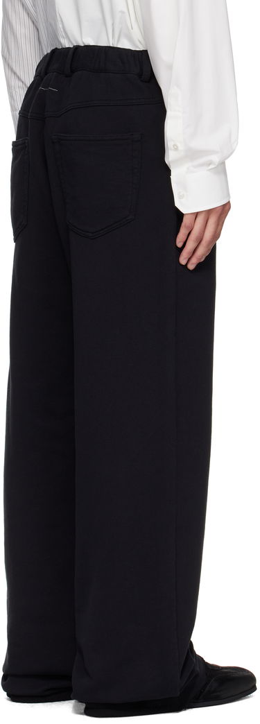 Nohavice Maison Margiela MM6 Maison Margiela Cotton Sweatpant Trousers Čierna | SH0KA0056 M25014, 2