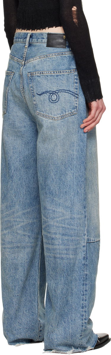 Džínsy R13 R13 Wayne Articulated Knee Jeans Modrá | R13WD146-D149C, 2