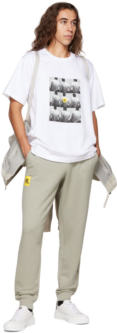 Tepláky Helmut Lang Designer Photo Lounge Pants Zelené | M06HM210, 3