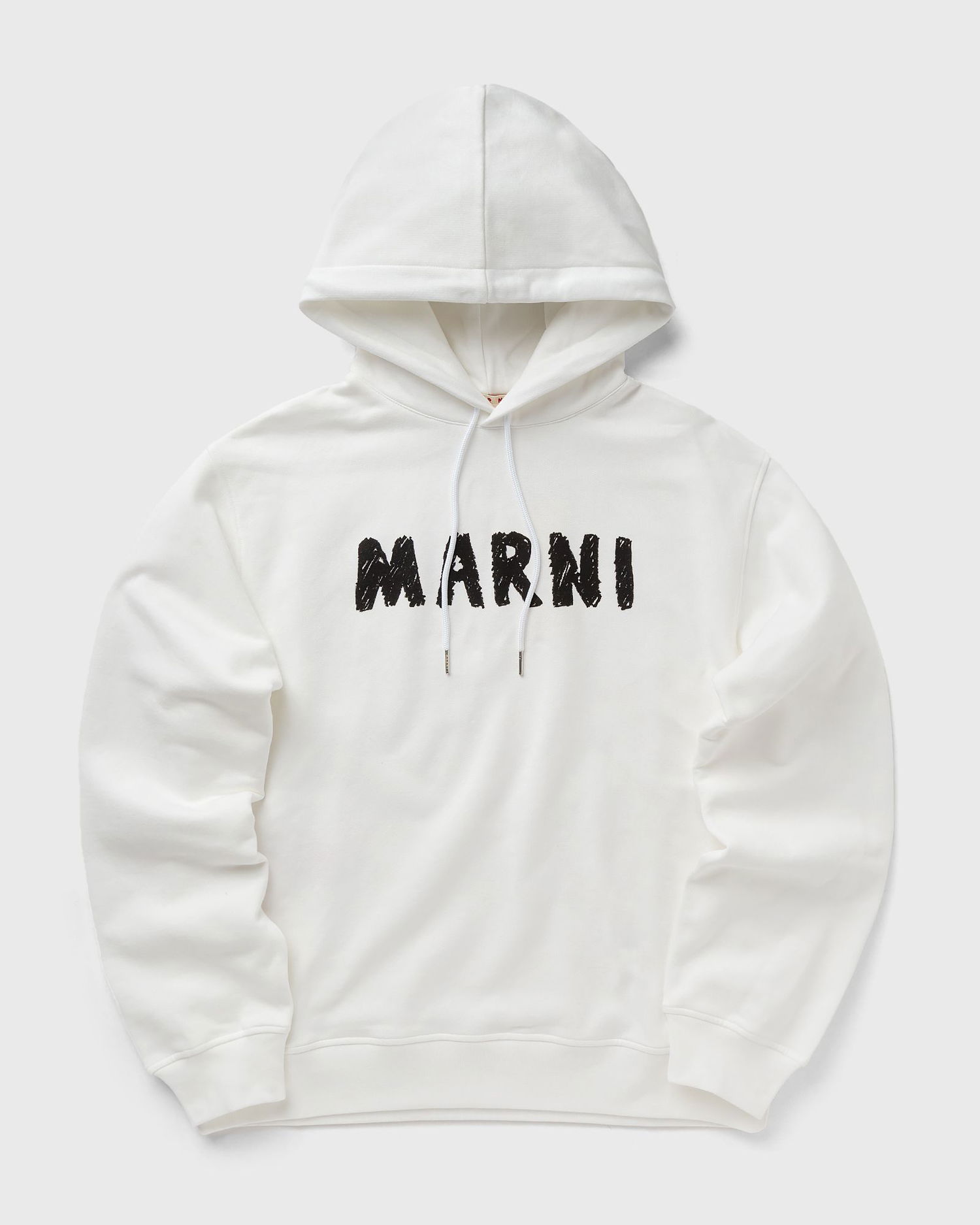 Mikina Marni White Logo Hoodie Biela | FUMU0137P2-LOW02, 0