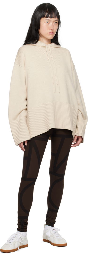 Sveter TOTEME TOTEME Signature Knit Hoodie Béžová | 234-WRTWTP166-YA0008, 3