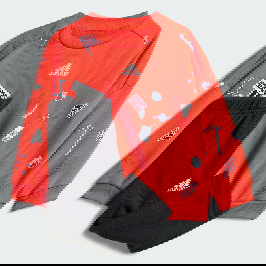 Súprava adidas Performance Sports Graphic Jogger Set Oranžová | IS3766, 0