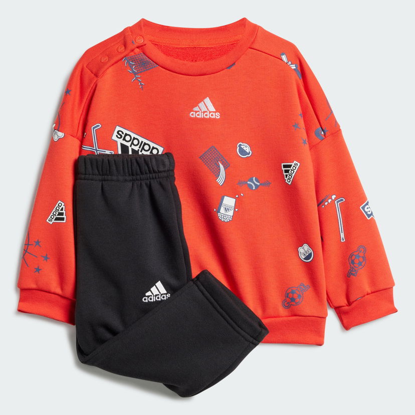 Súprava adidas Performance Sports Graphic Jogger Set Oranžová | IS3766